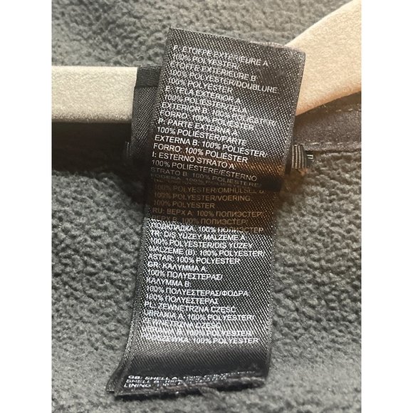 Mens Size Small The North Face Fleece Jacket Coat Blue Grey - Picture 15 of 15